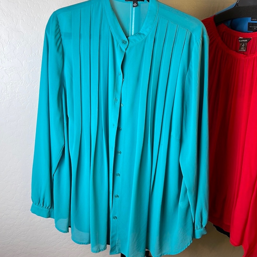 Sheer light button shirt
